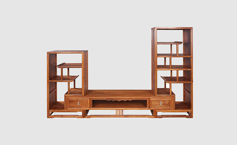 重庆中式装饰厅柜组合家具效果图